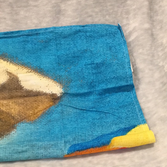 Beach Umbrellas Designer Kitchen Towel NWT Cotton India 26” X 21” - Picture 7 of 16